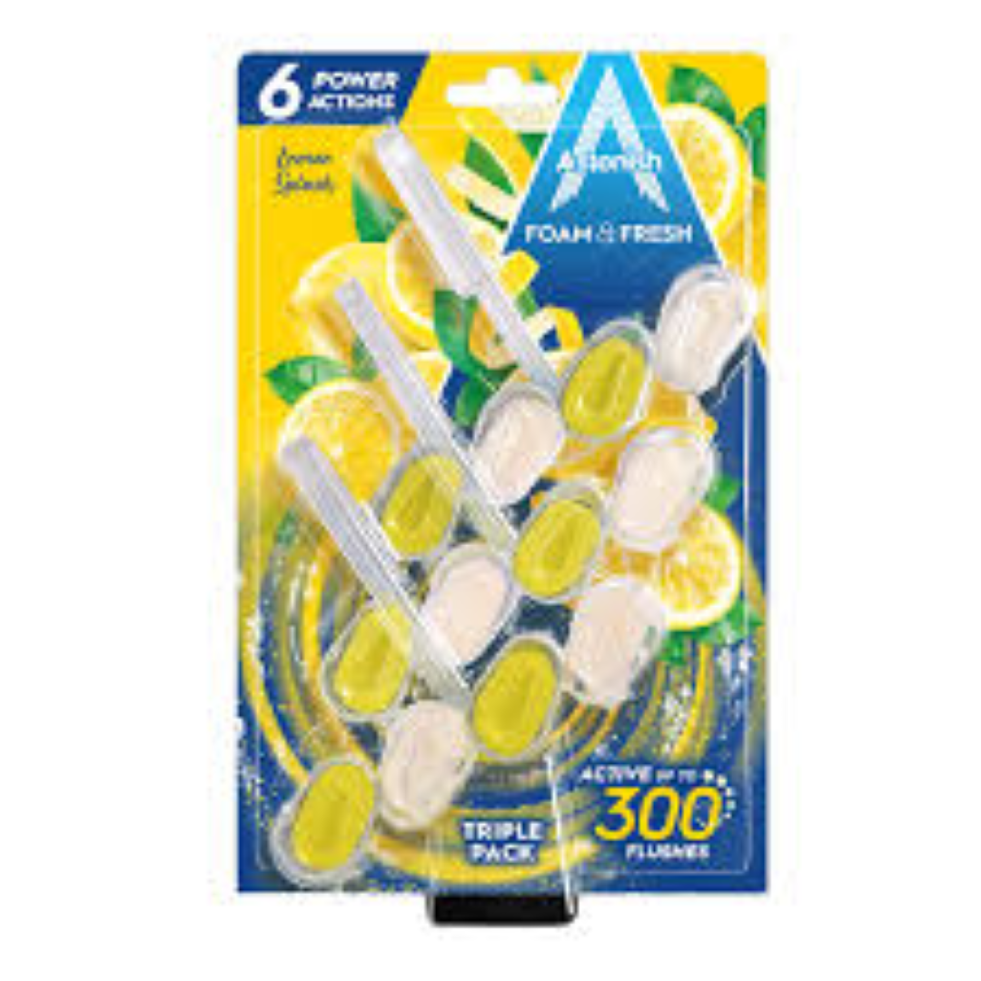 ASTONISH FOAM N FRESH LEMON SPLASH TRIPLE P 3X48G